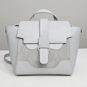 SENREVE MINI MAESTRA CONVERTIBLE BACKPACK BAG - LEATHER SUEDE MIXED MATERIAL